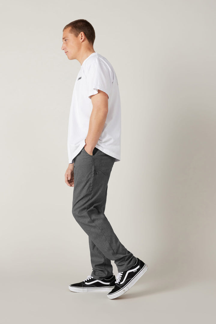 686 Men's Everywhere® Pant - Slim Fit — HEATHER CHARCOAL (vista 2)