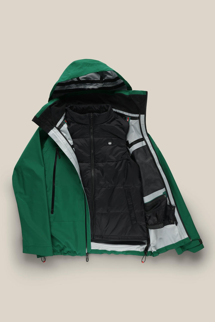 686 Men's SMARTY® 3-In-1 Rodeo™ 3L Jacket — EMERALD GREEN (vista 2)
