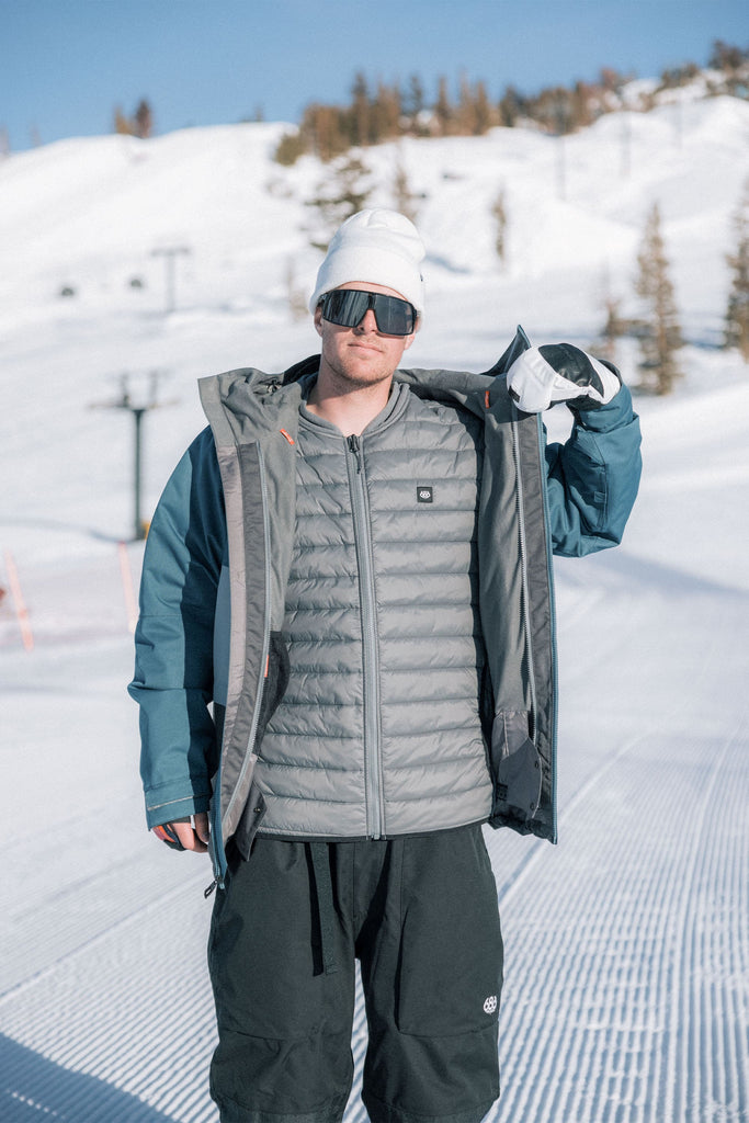 Elainilye Fashion Winter Jackets For Men Snowboarding Jacket Thin  Windbreaker With Double-sided Wearable Hiking Outdoors Top Jacket Coat 