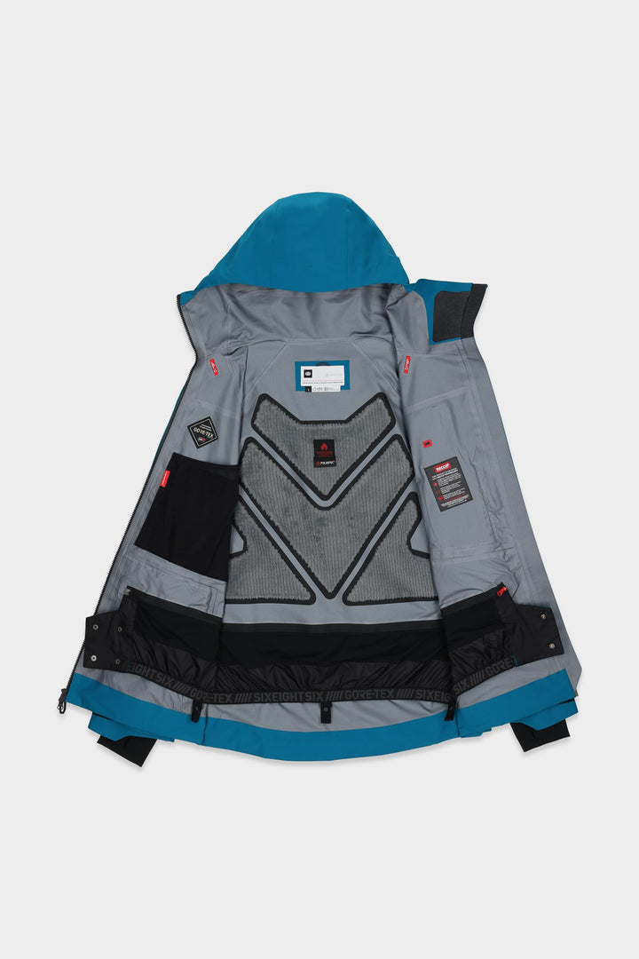 686 Men's GORE-TEX PRO 3L Thermagraph Jacket — MOROCCAN BLUE (vista 2)