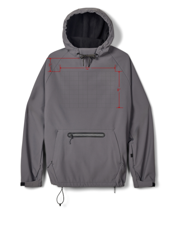 Custom Waterproof Hoody - Rhino Grey — Default Title