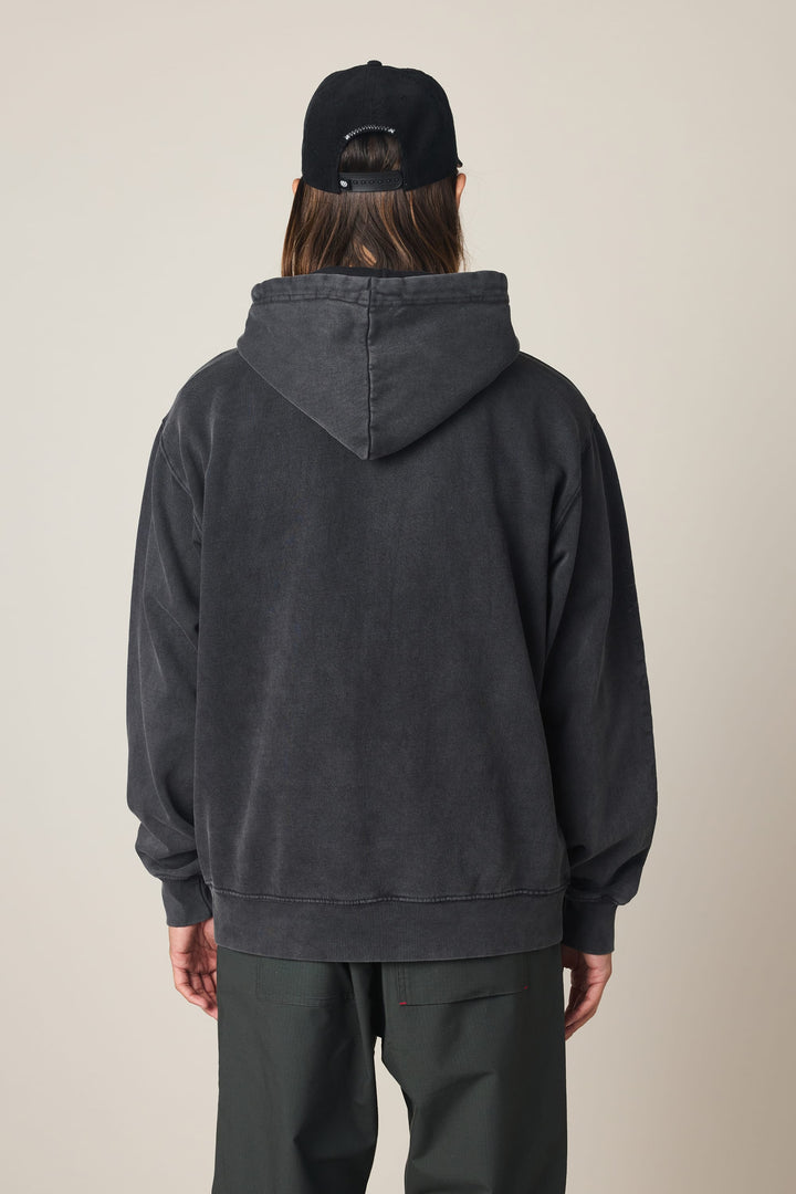 686 Men's High Def Relaxed LS Hoody — MINERAL BLACK (vista 2)