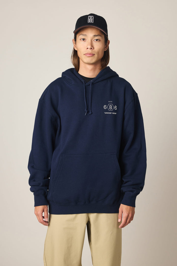 686 Men's Unwork Spec Athletic LS Hoody — NAVY