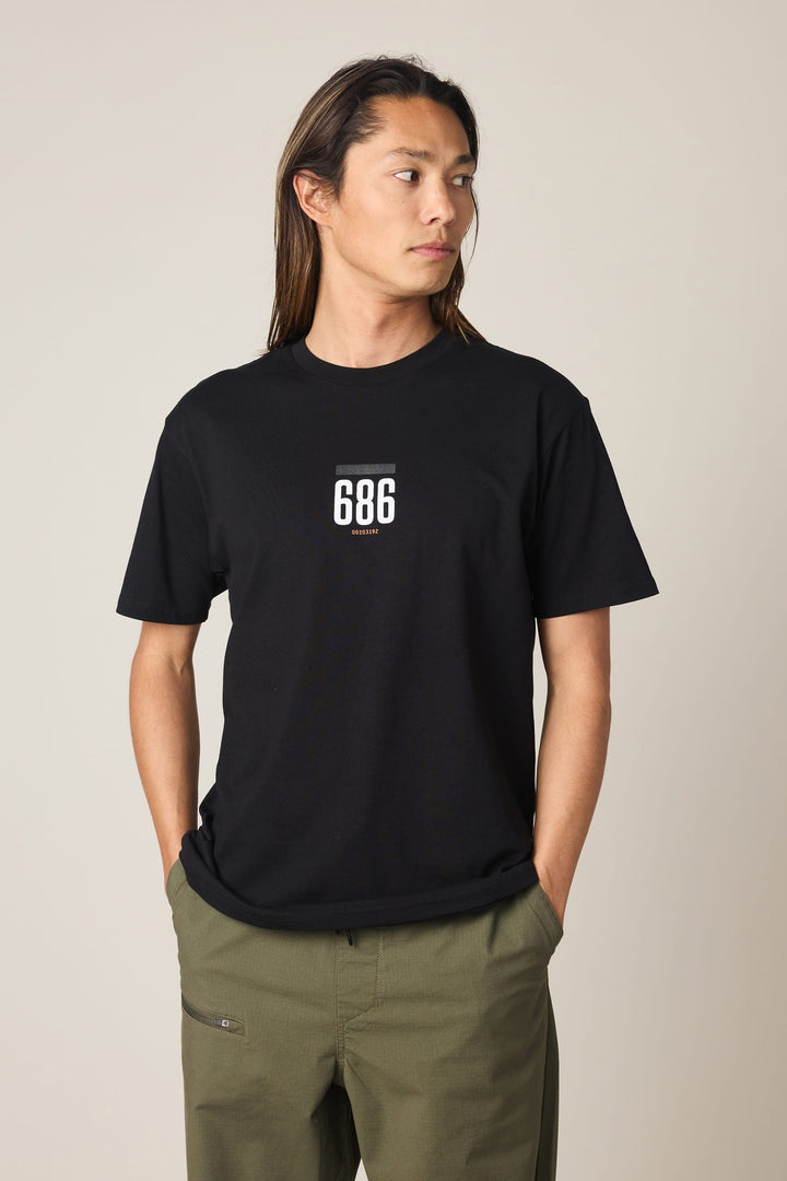 686 Lifts Authentic SS Tee — BLACK
