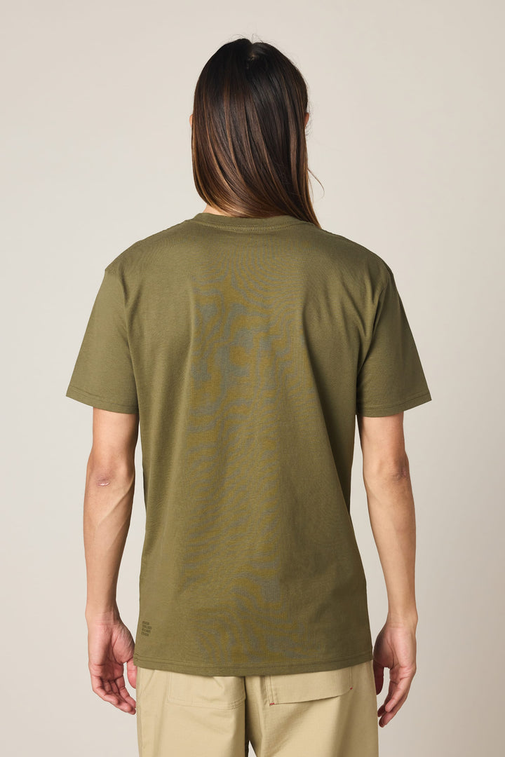 686 Knockout Authentic S/S Tee — MILITARY GREEN (vista 2)