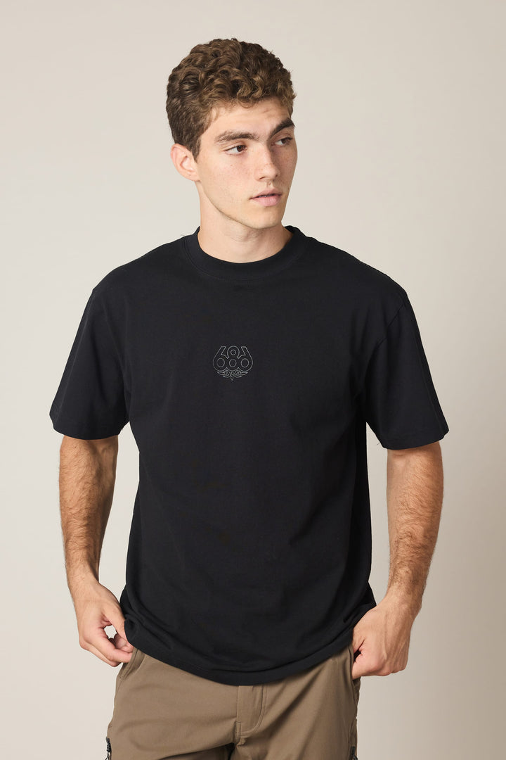 686 High Def Relaxed S/S Tee — BLACK (vista 2)