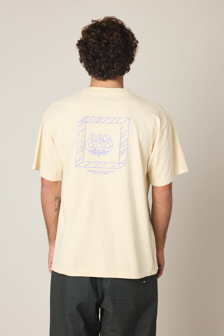 686 Engineered Relaxed SS Tee — VINTAGE WHITE