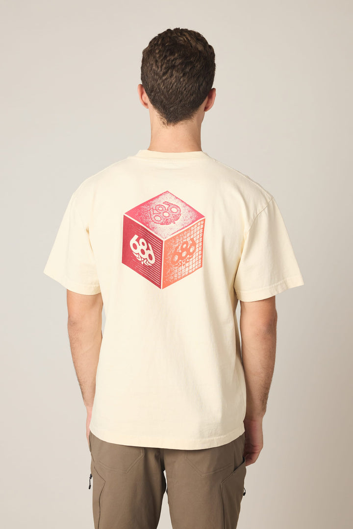 686 Men's Unit Relaxed SS Tee — VINTAGE WHITE