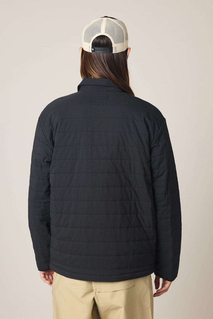 686 Men's Thermaldry Insulated Shacket — BLACK (vista 2)