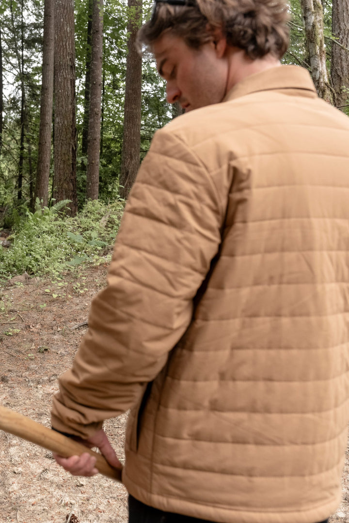 686 Men's Thermaldry™ Insulated Shacket — CARAMEL (vista 2)