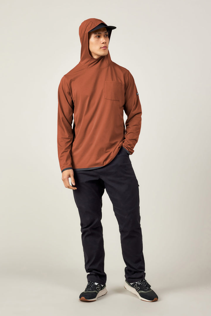 686 Men's Let's Go Tech Hoody — TERRACOTTA (vista 2)