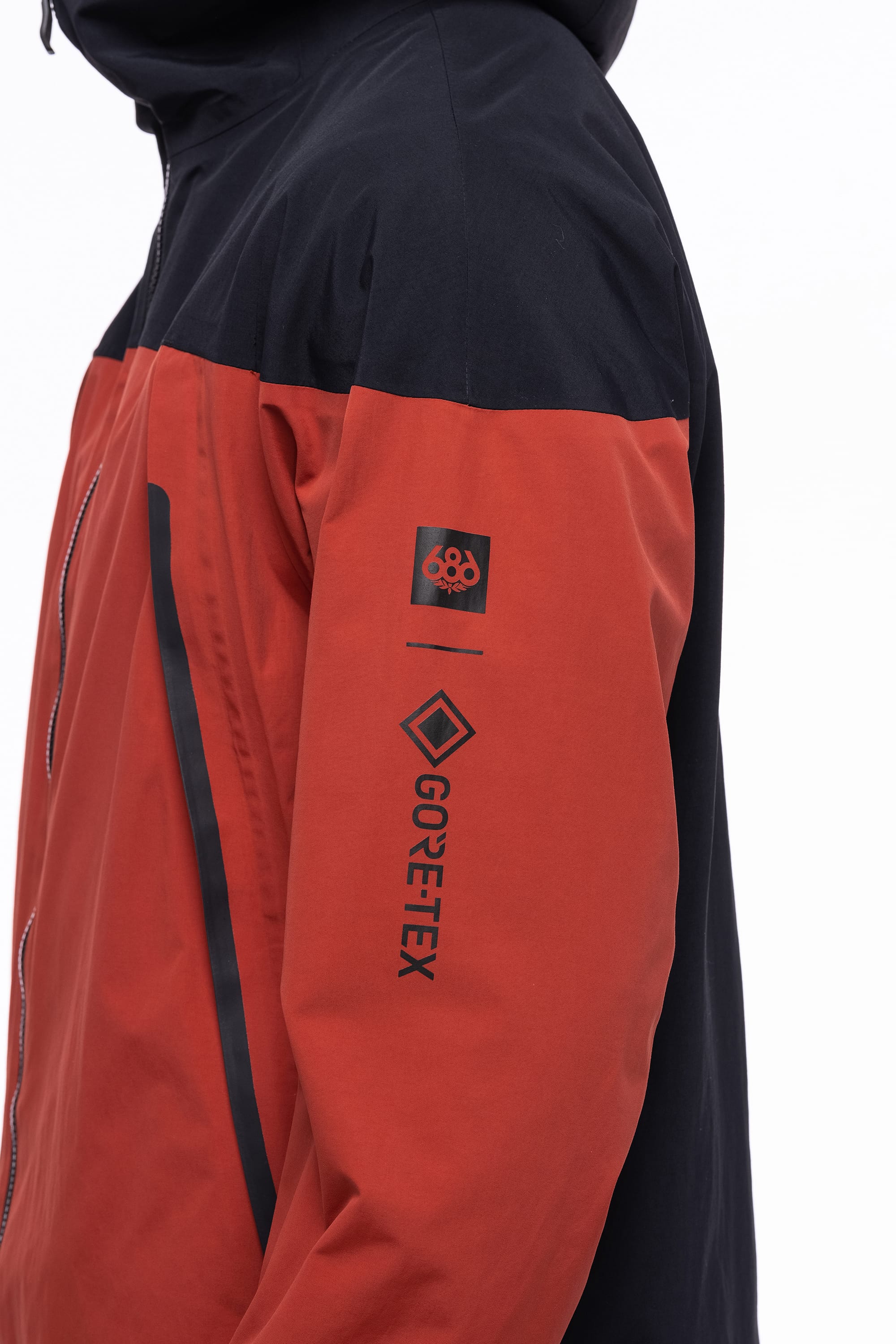 686 22-23 MENS GORE-TEX HYDRASTASH SYNC JKT BRICK RED CLRBLK