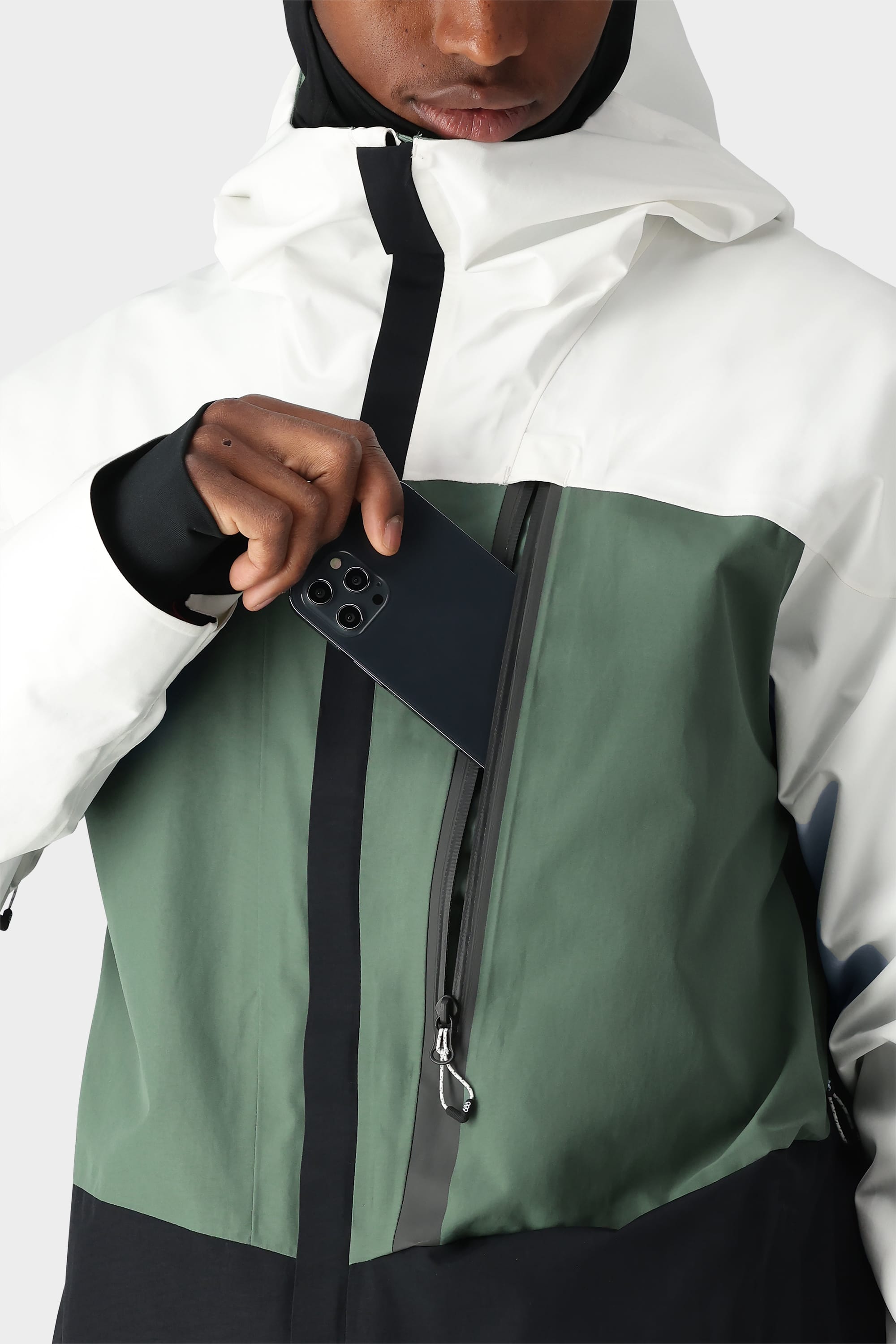UNTRACE GRAND HOTEL 046 SHELL JACKET Ｌ North End 88166 Two-Layer Fleece Bonded Soft Shell Hooded