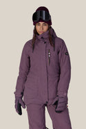 BLACK PLUM GRID CORDUROY
