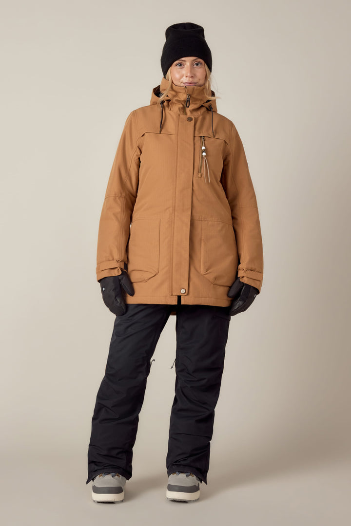 686 Women's Spirit Insulated Jacket — CARAMEL RIPSTOP (vista 2)