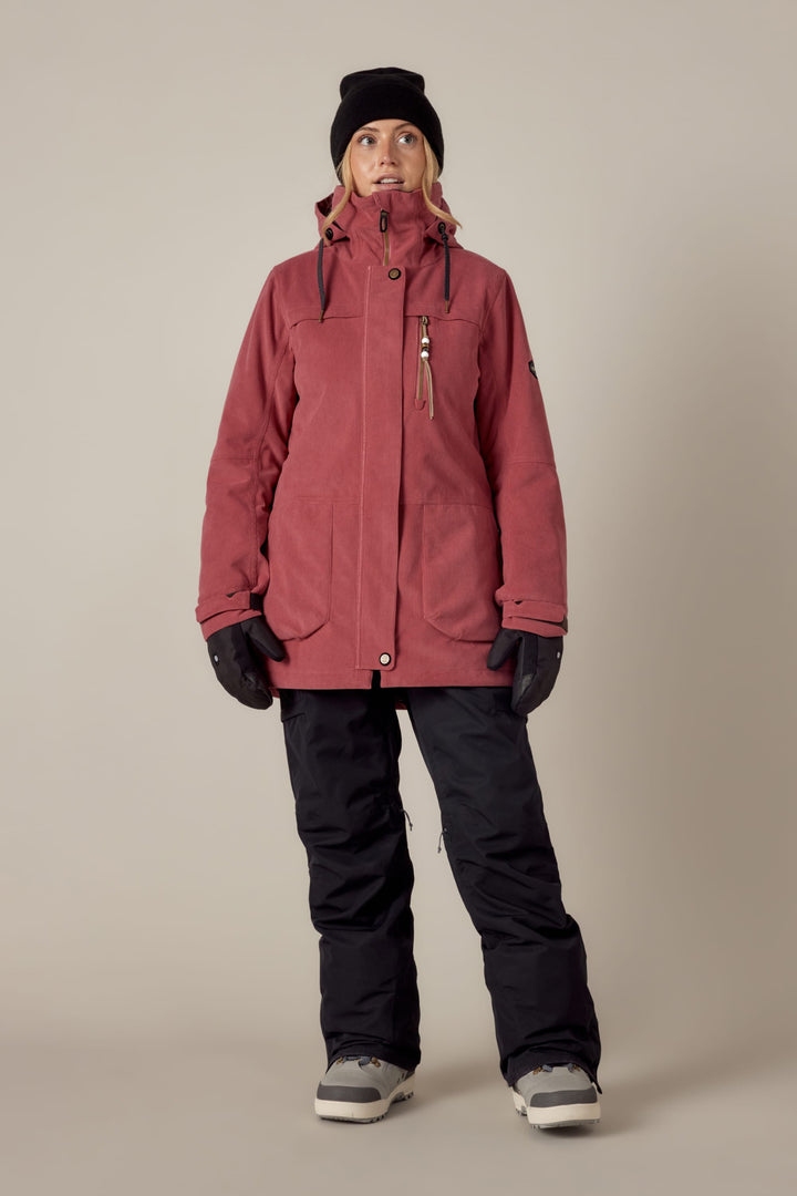 686 Women's Spirit Insulated Jacket — ROSEWOOD CORDUROY (vista 2)