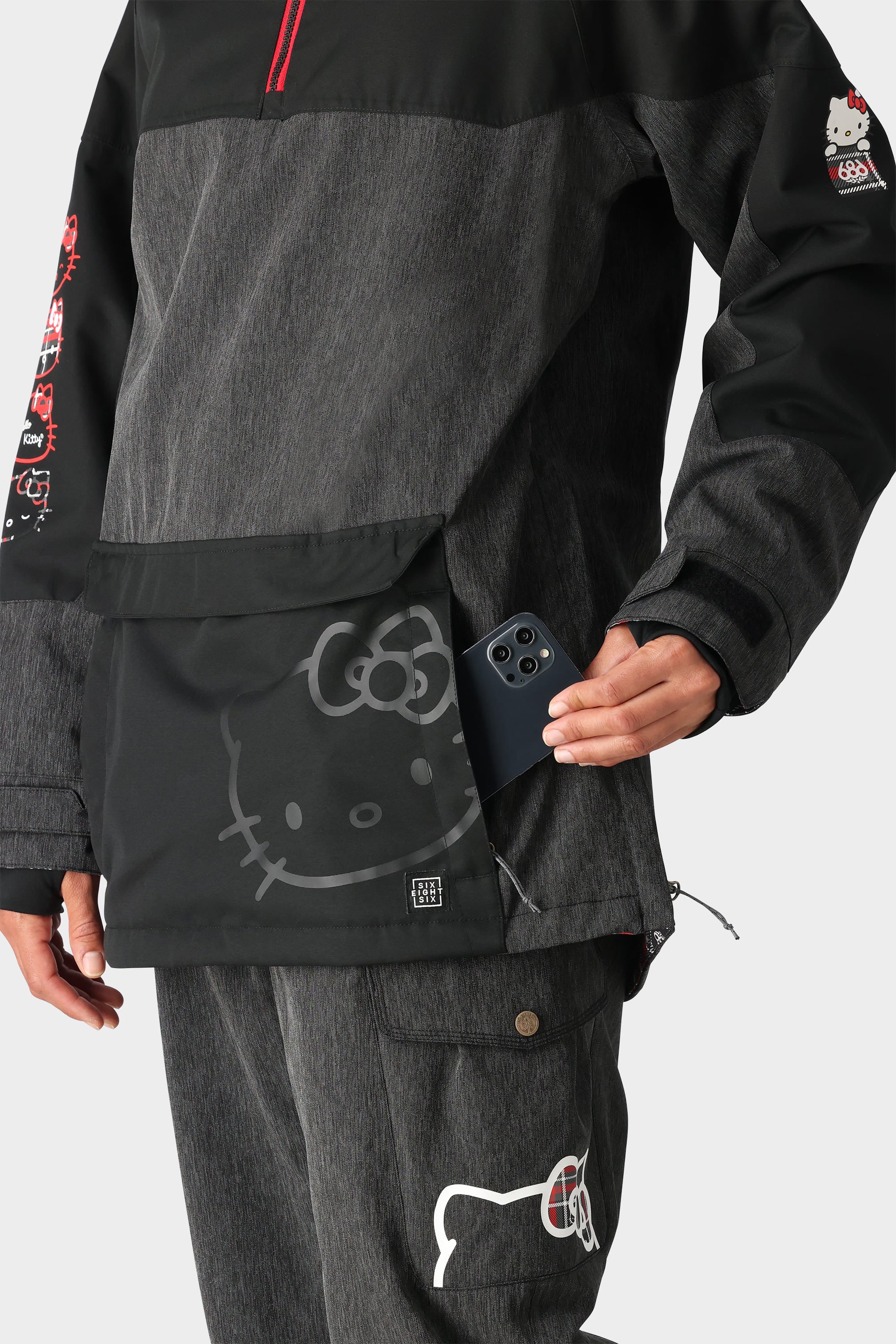 HELLO KITTY BLACK DENIM