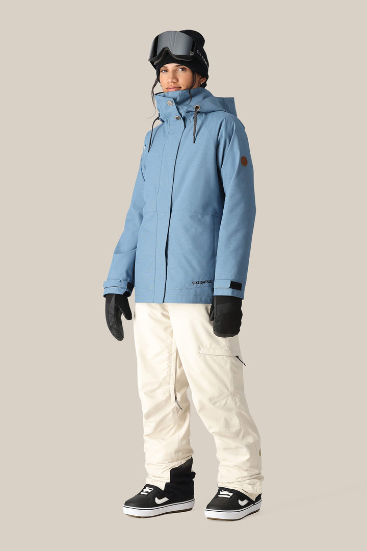 686 Women's SMARTY 3-in-1 Cargo Pant — LIMESTONE (vista 2)