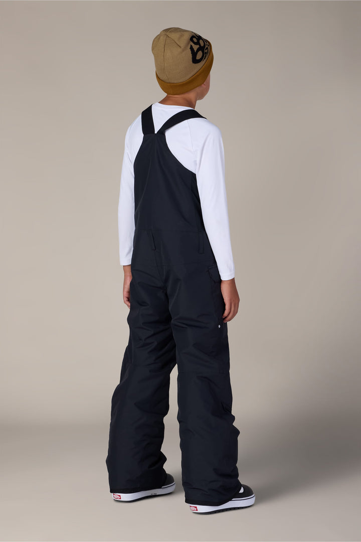 686 Boys' Frontier™ Insulated Bib — BLACK (vista 2)