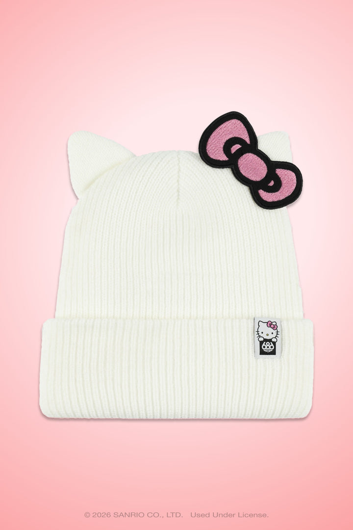 686 Women's Hello Kitty® Knit Beanie — HELLO KITTY® WHITE