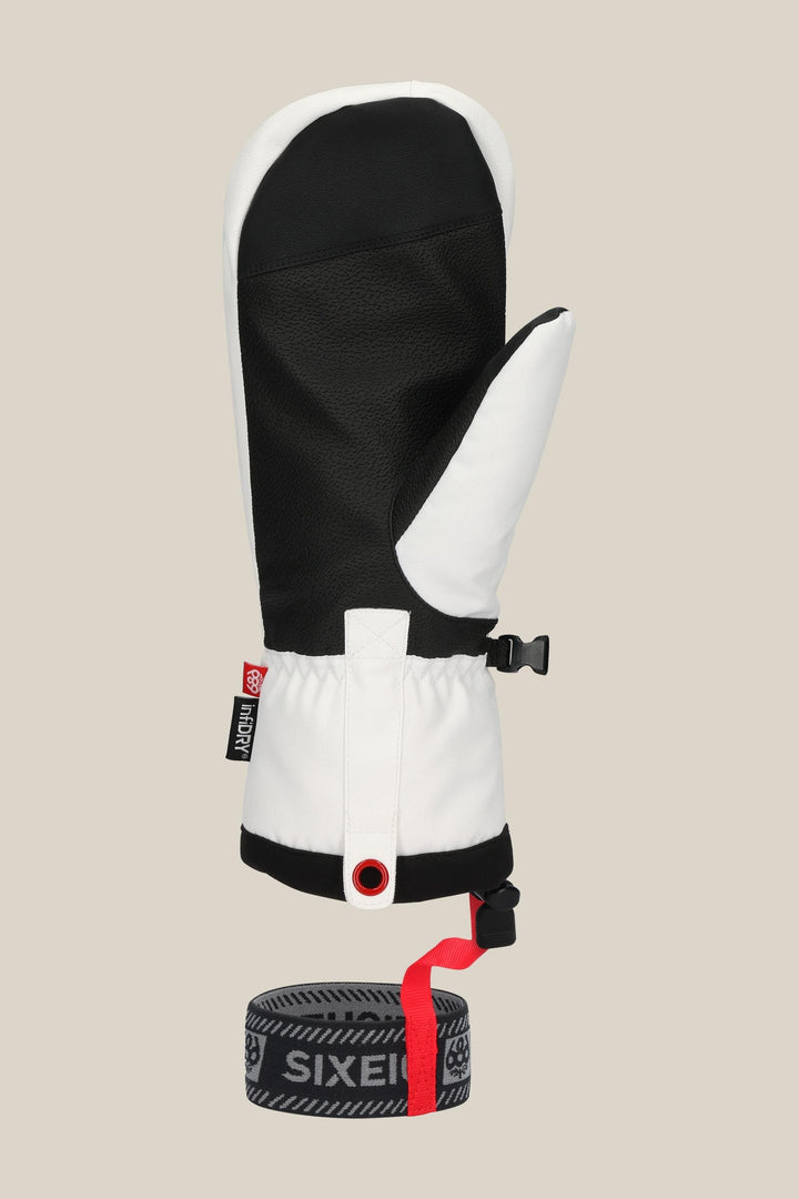 686 Men's Team Merino Mitt — WHITE (vista 2)