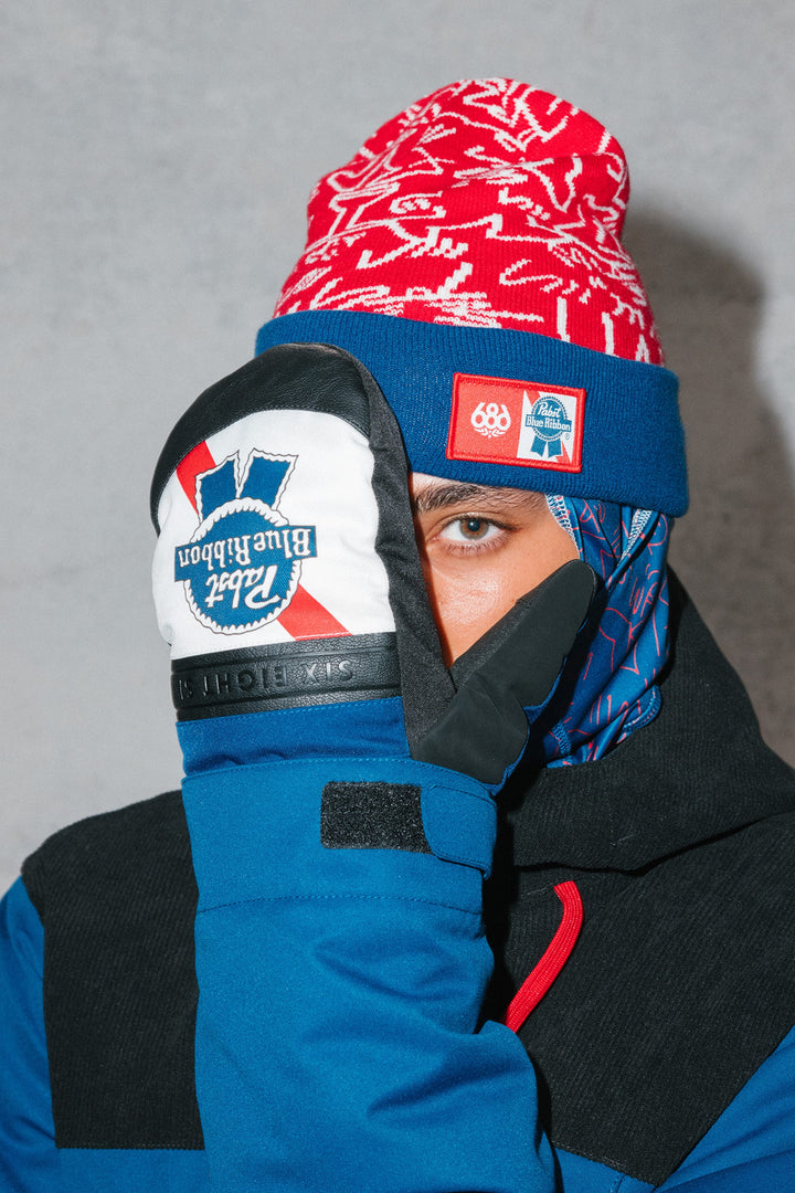 686 Men's infiLOFT Recon Mitt — PBR BLUE