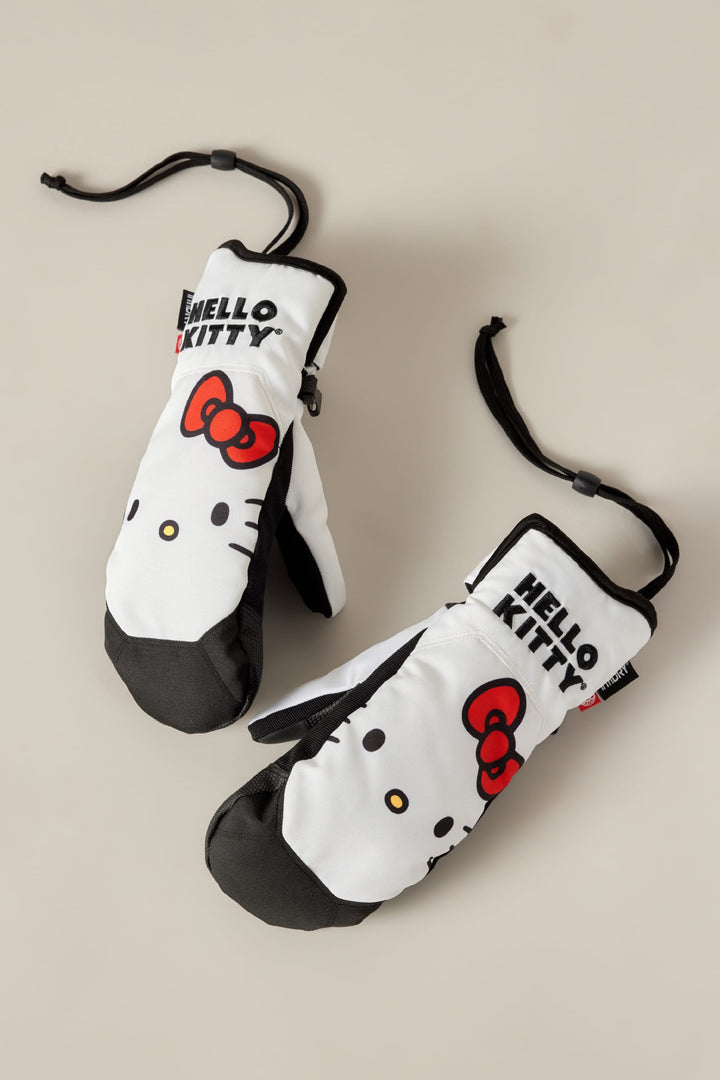 686 Women's Revel Mitt — HELLO KITTY WHITE