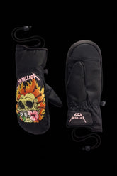 686 Women's Revel Mitt - METALLICA BLACK