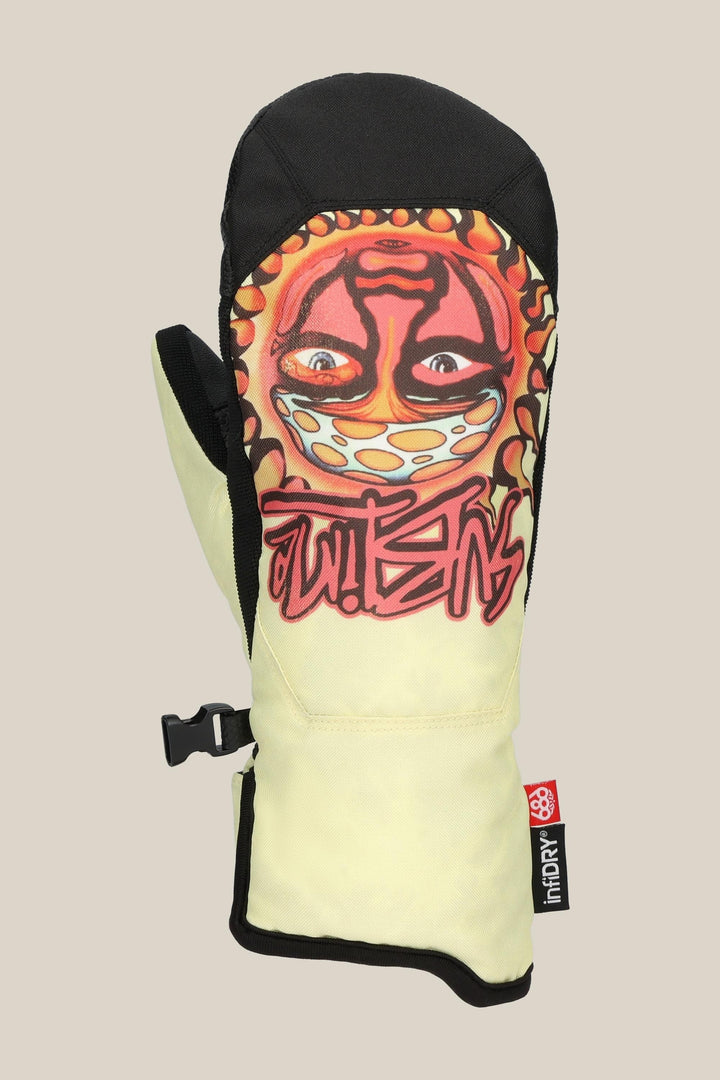686 Women's Revel Mitt — SUBLIME YELLOW TIE DYE