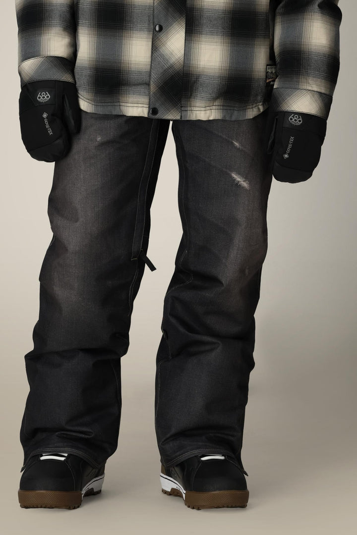 686 Men's Deconstructed Denim Pant — BLACK DENIM