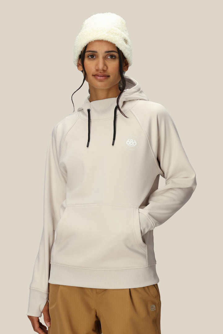 686 Women's Bonded Fleece Pullover Hoody — LIMESTONE
