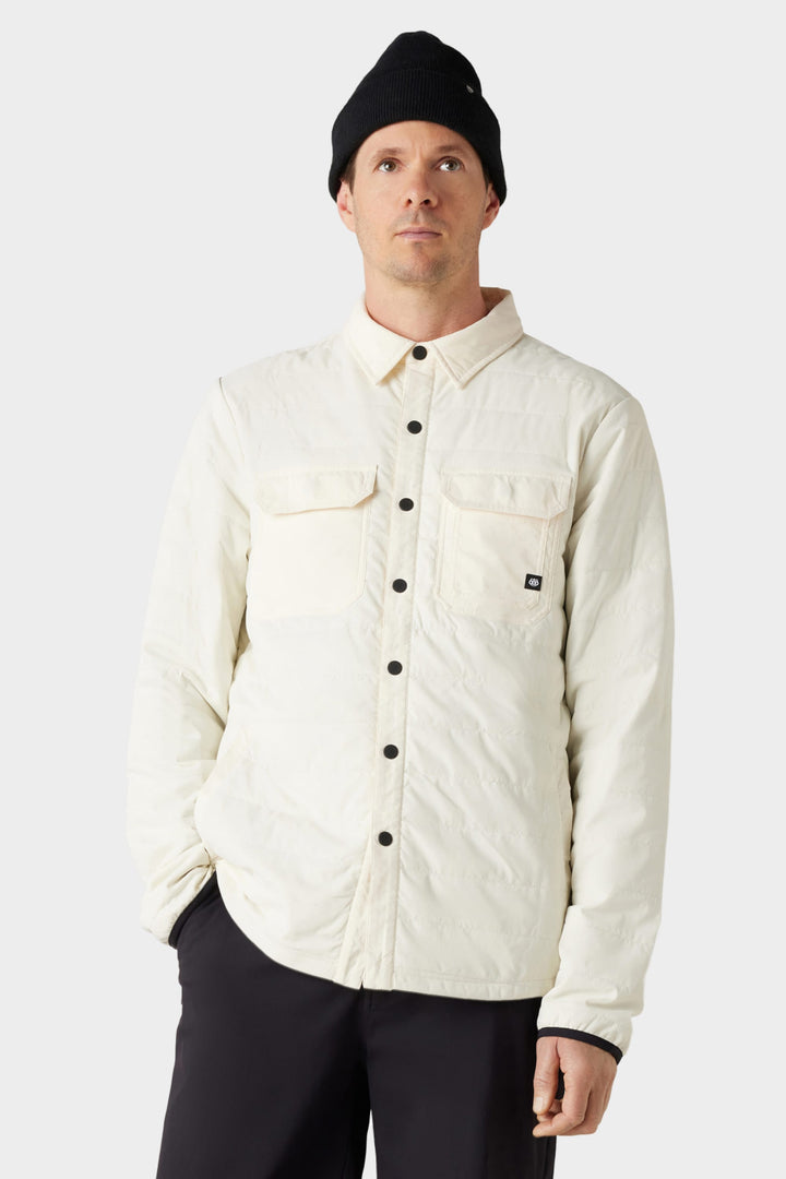 686 Men's Thermaldry Snap-Up Shirt — VINTAGE WHITE (vista 2)