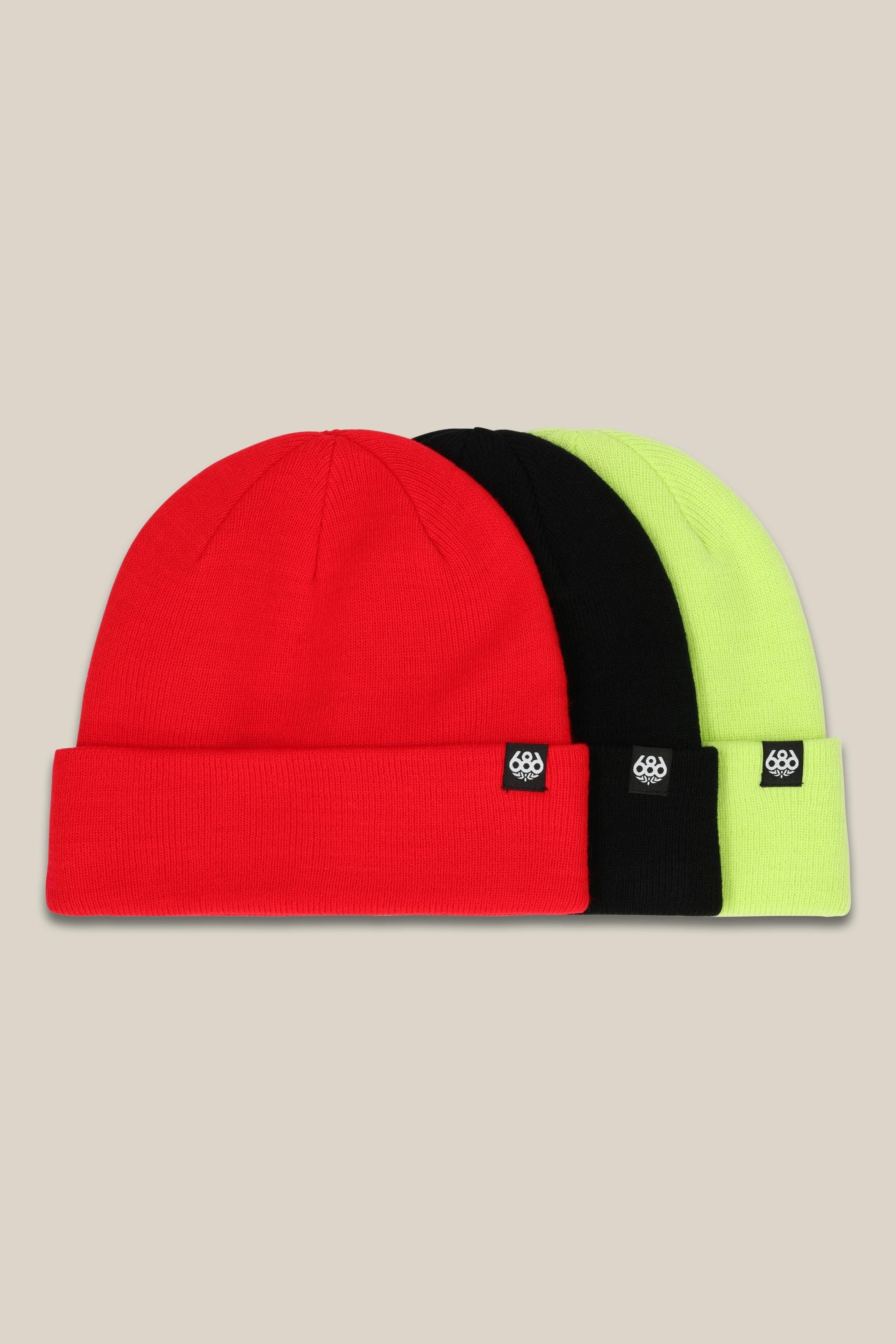 MAGIC STICK roll up beanie　3点セット 686 Standard Roll-Up Beanie (3-Pack) – 686.com