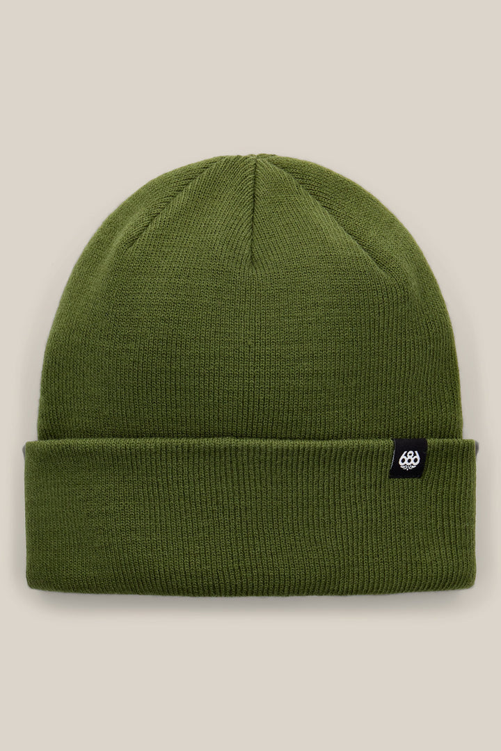 686 Standard Roll Up Beanie — FATIGUE GREEN
