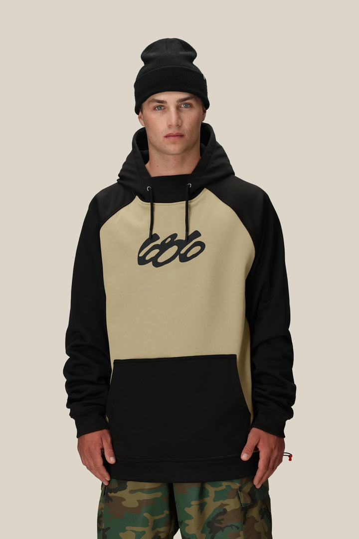 686 Men's Bonded Fleece Pullover Hoody — SAGE COLORBLOCK