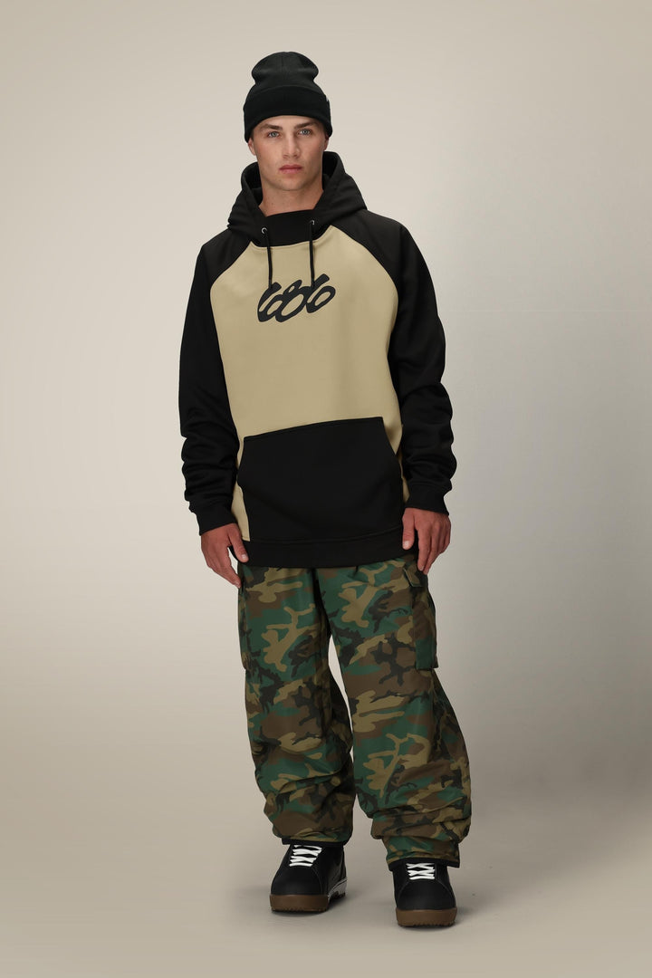 686 Men's Bonded Fleece Pullover Hoody — SAGE COLORBLOCK (vista 2)