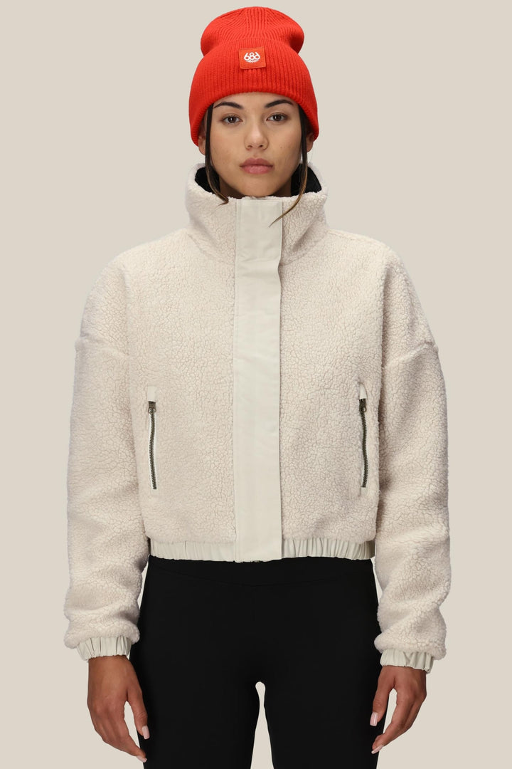 686 Women's Outpost Sherpa Jacket — LIMESTONE