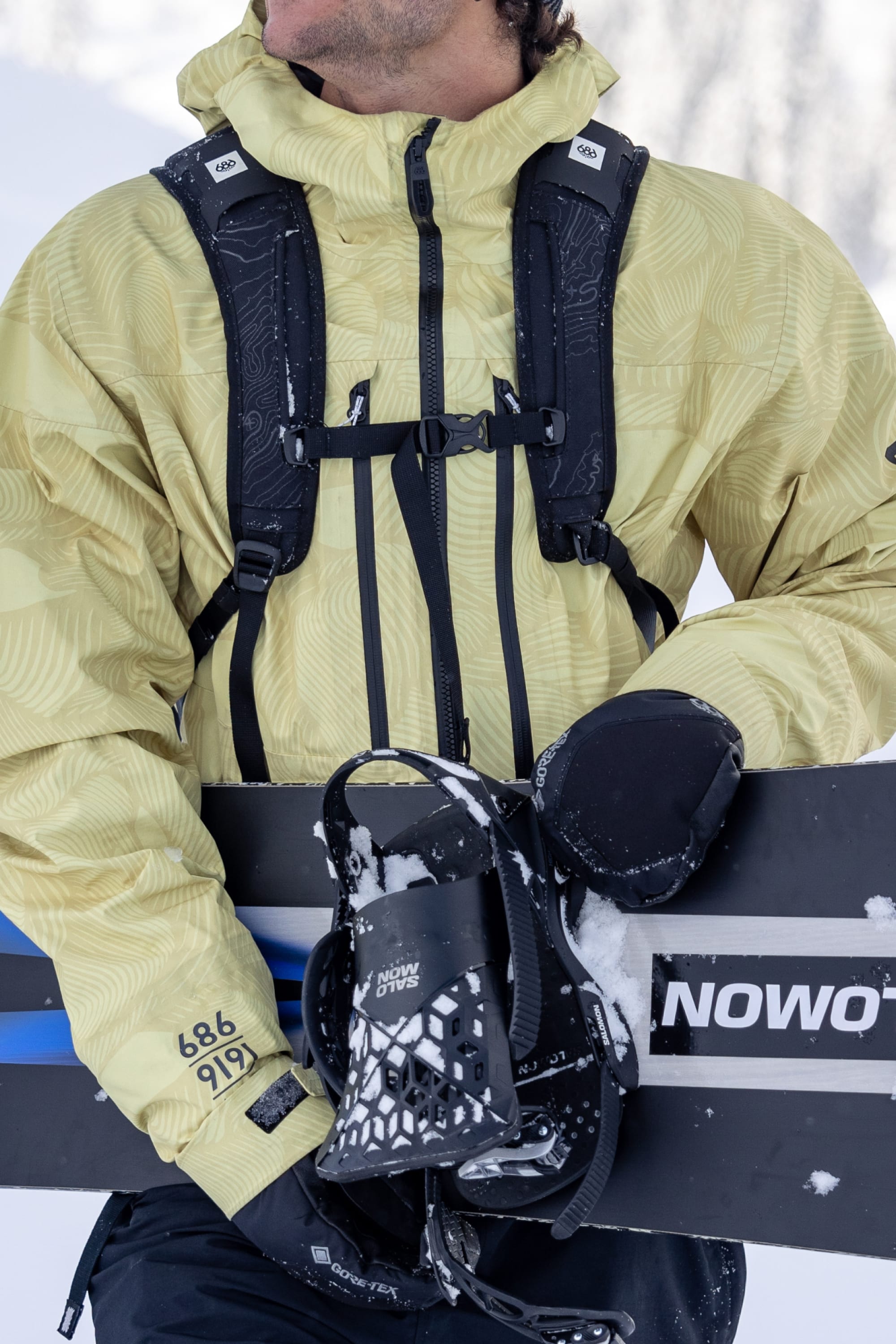 686 Men's GORE-TEX Leather Linear Mitt