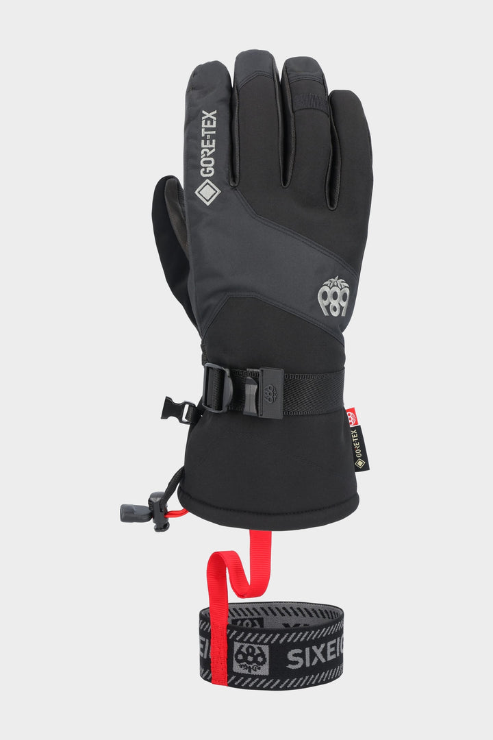 686 Men's GORE-TEX Leather Linear Glove — BLACK