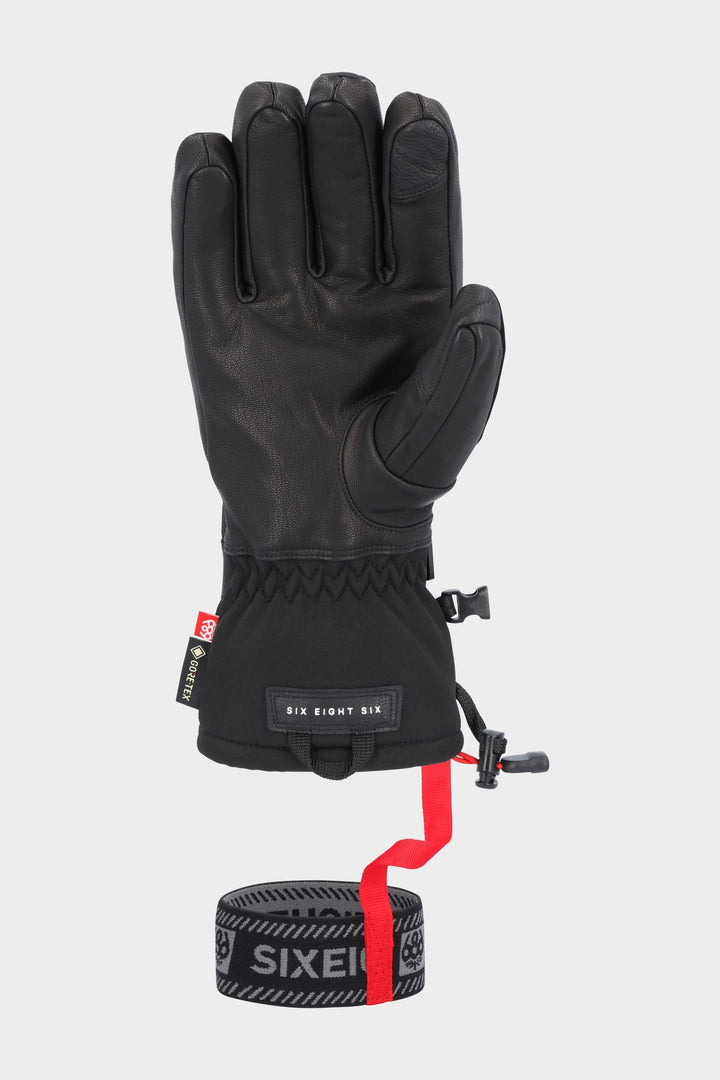 686 Men's GORE-TEX Leather Linear Glove — BLACK (vista 2)