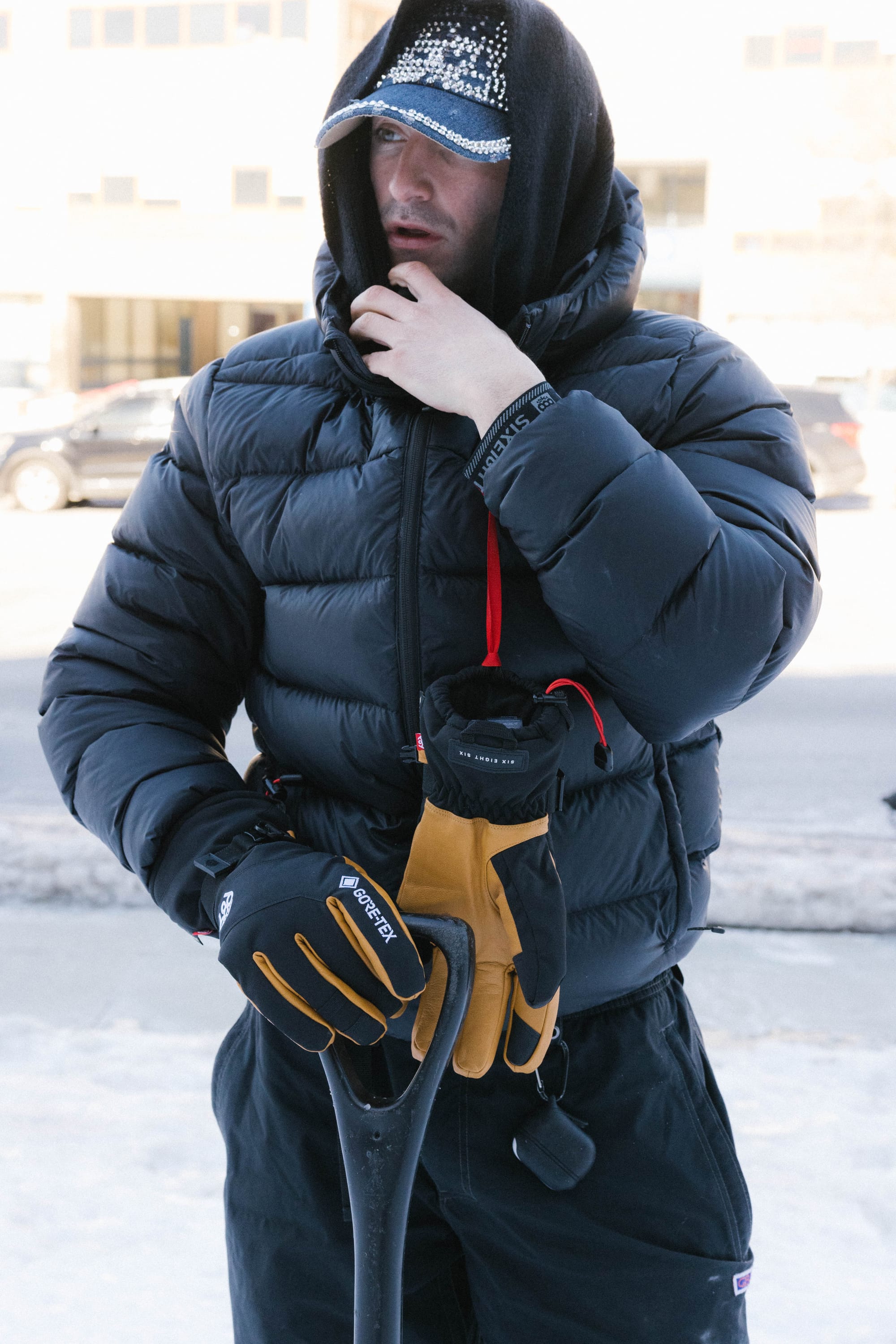 686 Men's GORE-TEX Leather Linear Glove