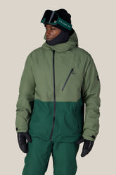 686 Men's Hydra™ Thermagraph® Jacket - FATIGUE GREEN COLORBLOCK