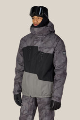 686 Men's Geo™ Insulated Jacket - CHARCOAL HEMISPHERE COLORBLOCK