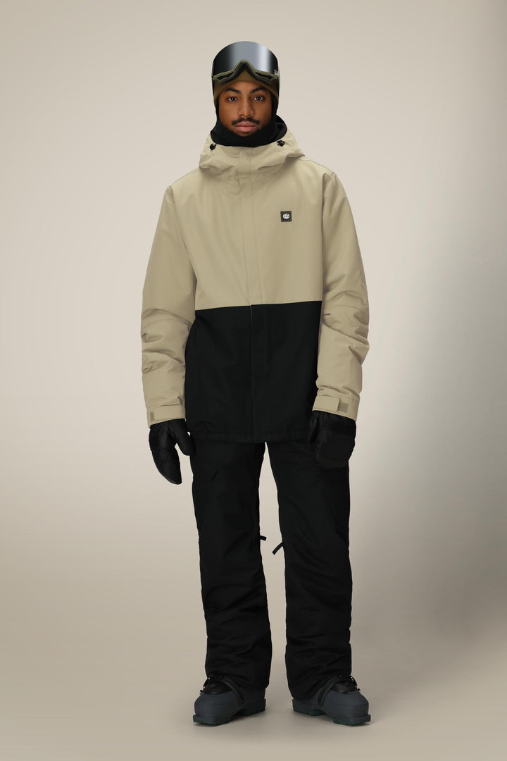 686 Men's Foundation Insulated Jacket — SAGE COLORBLOCK (vista 2)