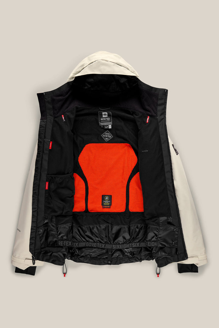 686 Men's GORE-TEX® GT Thermagraph® Jacket — LIMESTONE COLORBLOCK (vista 2)