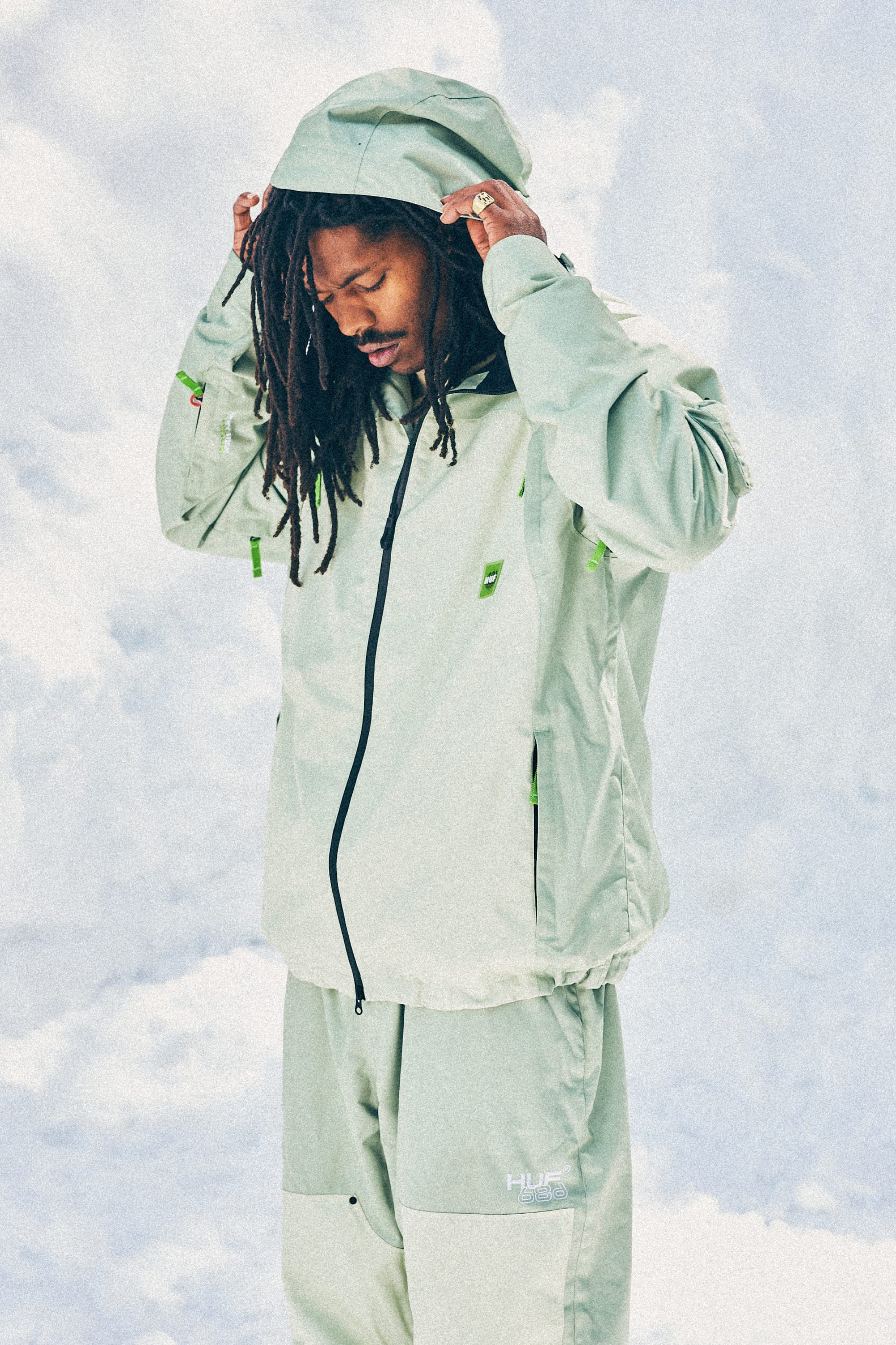 686 Men's HUF Double H Shell Jacket