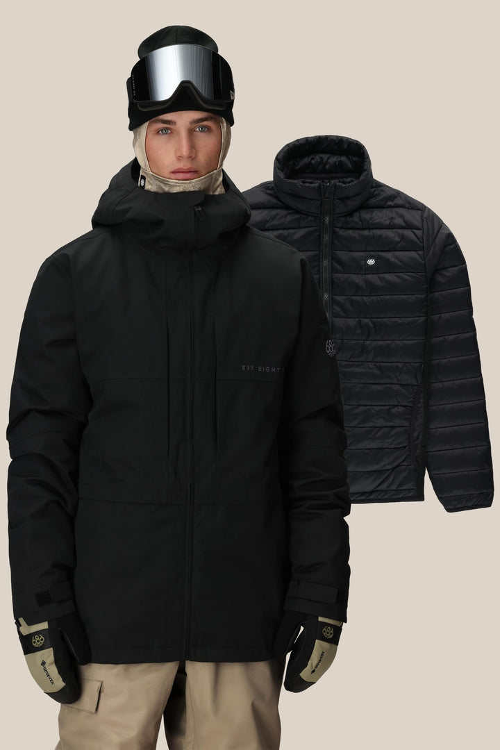 686 Men's SMARTY® 3-In-1 Form Jacket — BLACK