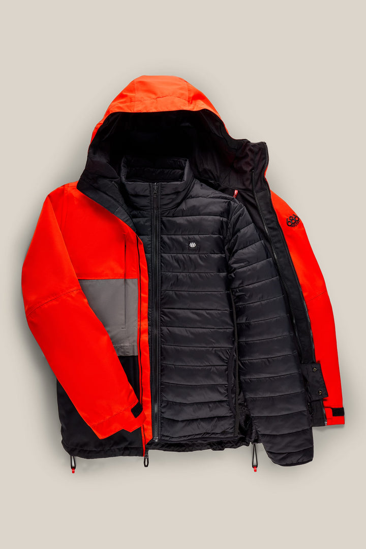 686 Men's SMARTY® 3-In-1 Form Jacket — SOLAR COLORBLOCK (vista 2)