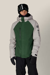 686 Men's GORE-TEX® Core Shell Jacket - LIGHT GREY COLORBLOCK