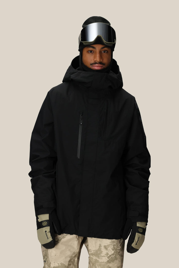 686 Men's GORE-TEX Core Insulated Jacket — BLACK